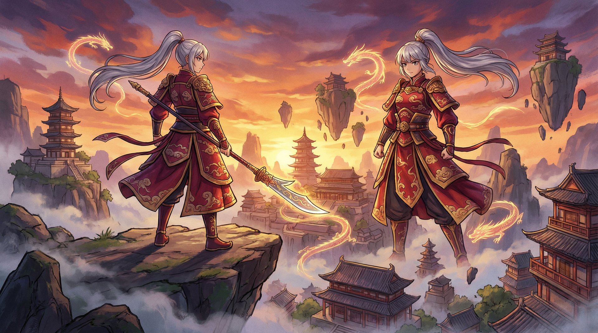 天美传媒精选动漫-幻境之刃少女战纪